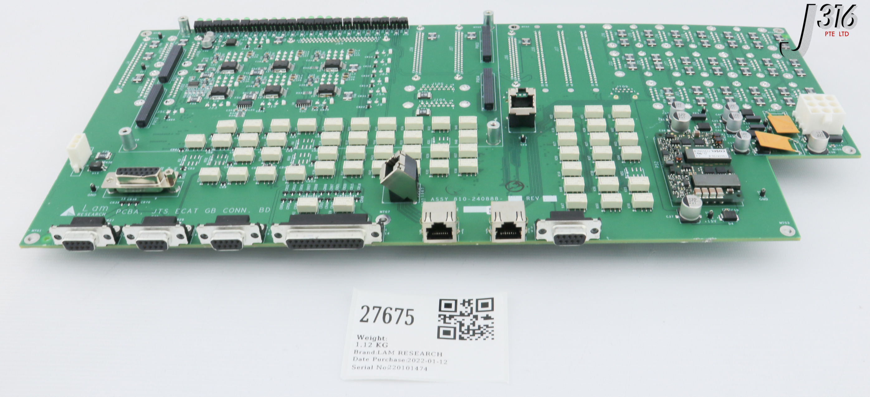 27675 LAM RESEARCH PCB, JTS ECAT GB CONN. BD (PARTS) 810-240888